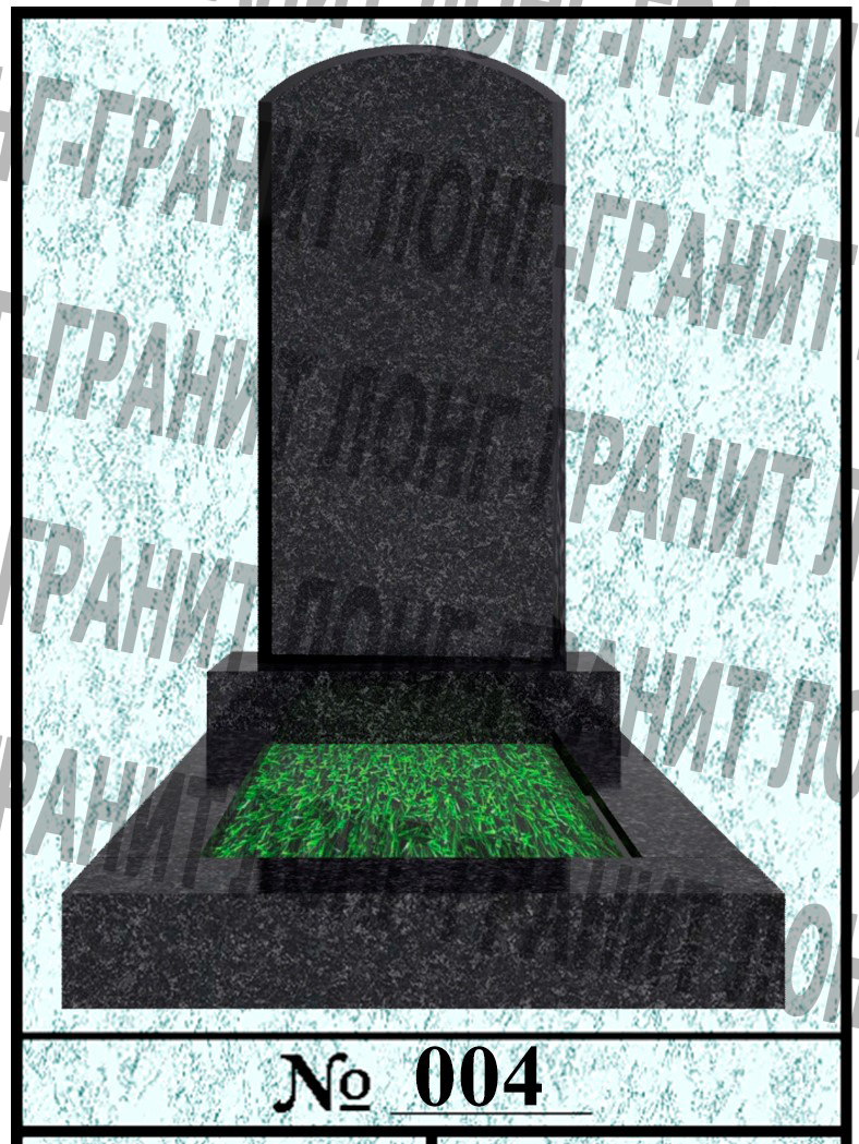Гранитный памятник на могилу №004