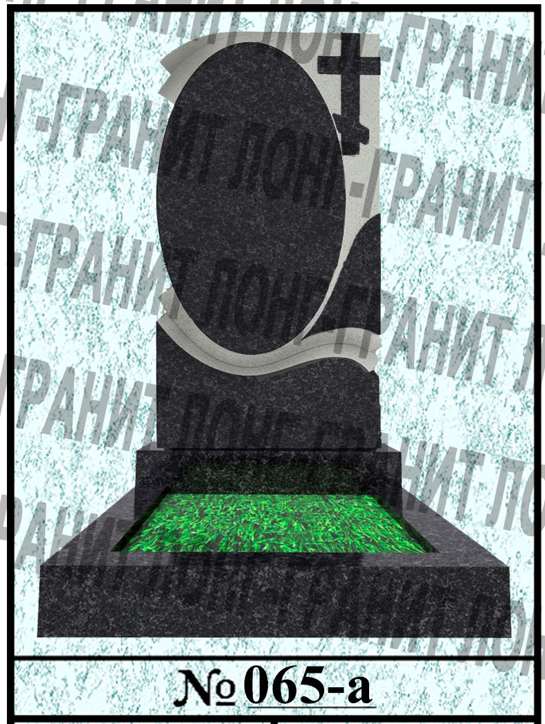 Гранитный памятник на могилу №065а