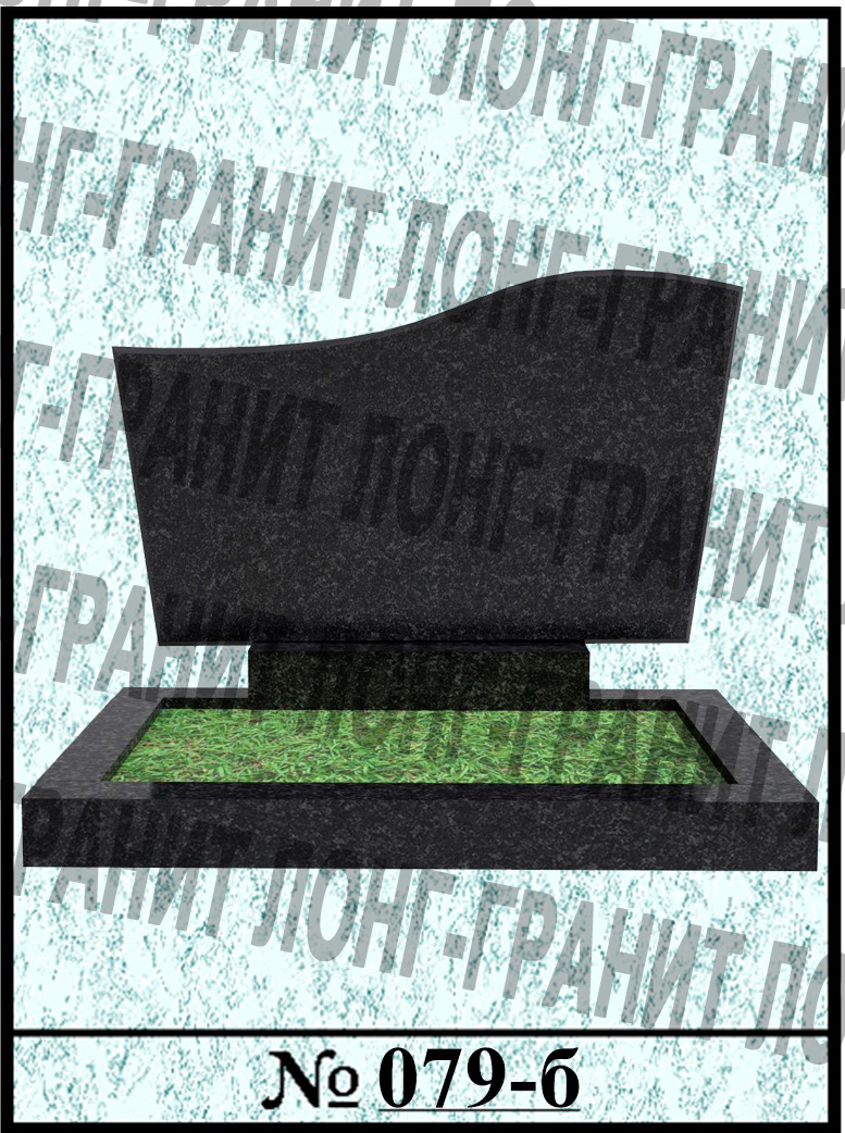 Двойной памятник из гранита №079б